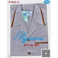 Bộ Pyjama nam cao cấp HUONGTAM PNK02N3 chất vải Kate mềm mại đẳng cấp phái mạnh