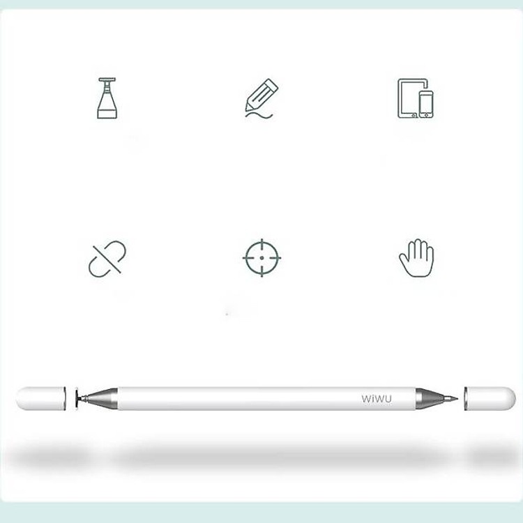 Bút stylus WIWU Pencil One nhập khẩu cao cấp chuyên dụng cho iPad Pro iPhone Android với khả năng cảm ứng mượt mà