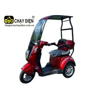 Cận cảnh xe điện 3 bánh Lixi Pro có mái che sang trọng và đầy tiện ích