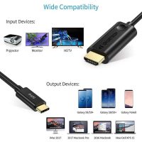 Cáp Chuyển Đổi Video USB Type C Sang HDMI 4K 60Hz Choetech CH0019 Dài 1.8M Hàng Chính Hãng