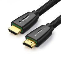 Cáp HDMI 2.0 Ugreen HD118 dài 1m mã 40408 tương thích hoàn hảo mọi thiết bị 4K 3D