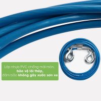 Cáp kéo ô tô bằng thép siêu bền tải trọng 7 tấn phụ kiện cứu hộ xe hơi Tâm Luân