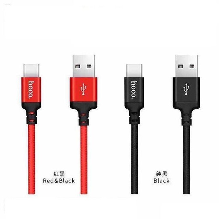 Cáp sạc iPhone iPad Hoco X14 bọc dù chính hãng hỗ trợ sạc ổn định và truyền dữ liệu nhanh