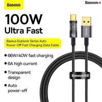Cáp sạc nhanh Baseus Explorer 100W USB sang Type C chính hãng bền đẹp tích hợp tự ngắt
