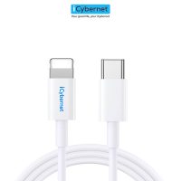 Cáp sạc nhanh iCybernet IC-1003 TypeC to IP 1.2m chuẩn PD 20W giải pháp năng lượng tức thì