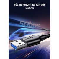 Cáp USB 3.0 sang USB Type C dài 2m Ugreen 20884 giải pháp truyền tải dữ liệu chuyên nghiệp