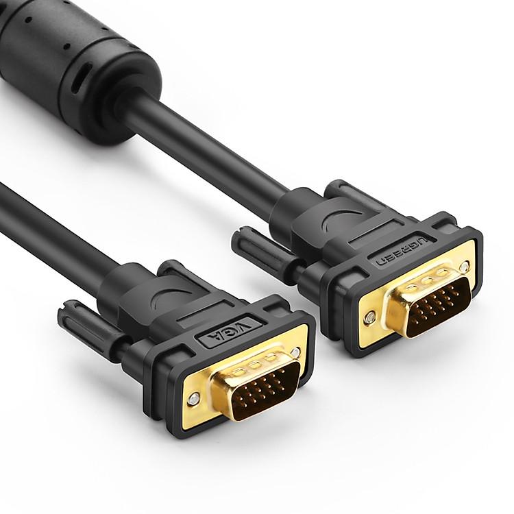 Cáp VGA Ugreen VG101 11630 dài 1.5M chính hãng tối ưu hóa hiệu suất hiển thị