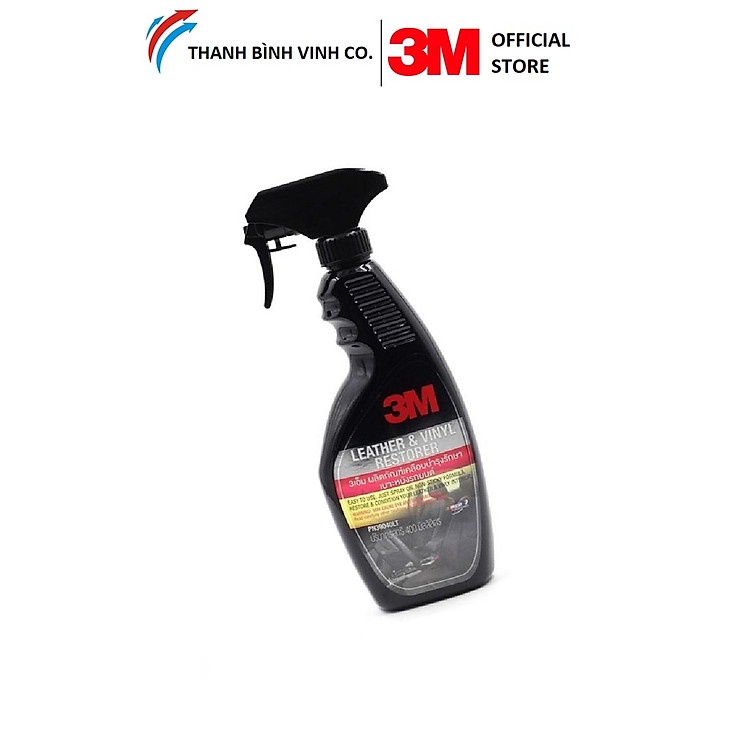 Chai xịt 3M 39040LT tẩy bẩn ghế da và làm bóng nhựa nội thất ô tô