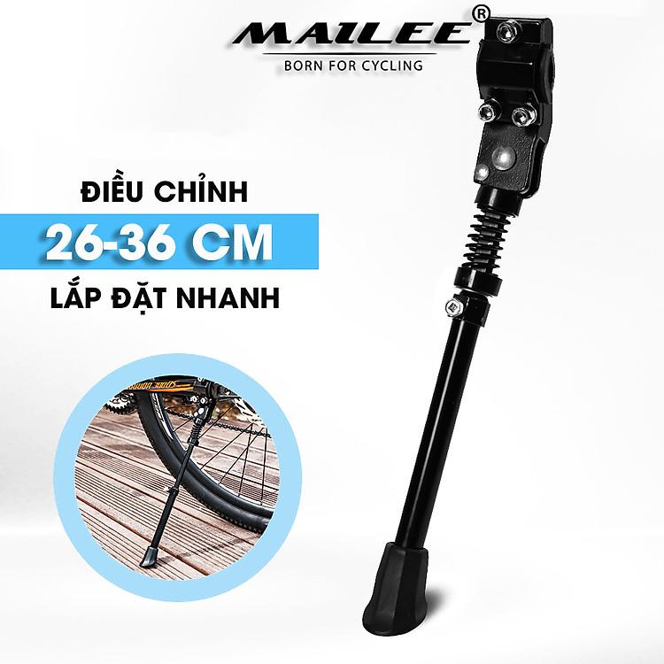 Chân chống xe đạp Mai Lee KW-614 thiết kế nhôm chắc chắn điều chỉnh chiều dài 26-36cm
