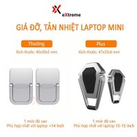 Chân kê laptop mini eXtreme GL1101 chính hãng tạo góc nâng hoàn hảo hỗ trợ tản nhiệt và đối lưu khí