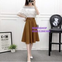 Chân váy xòe kèm belt hottrend bí quyết để sở hữu vẻ ngoài xinh đẹp đầy cuốn hút