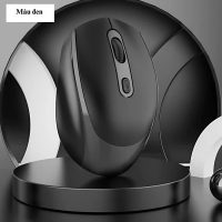 Chuột không dây sạc pin công nghệ 2.4Ghz chống ồn DPI 1600 màu đen nhập khẩu mới