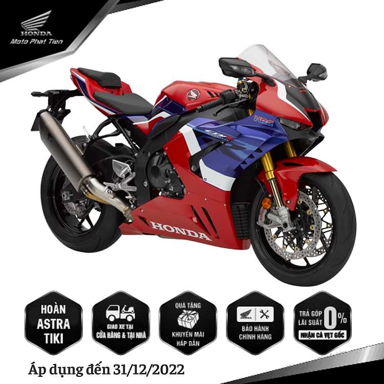 Cơ hội sở hữu Honda CBR1000RR-R Fireblade SP dòng xe đua thương mại đẳng cấp nhất hiện nay