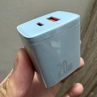Cốc Sạc Nhanh 20W Baseus Hai Cổng USB Type C Chính Hãng Kích Thước Nhỏ Gọn Tiện Lợi