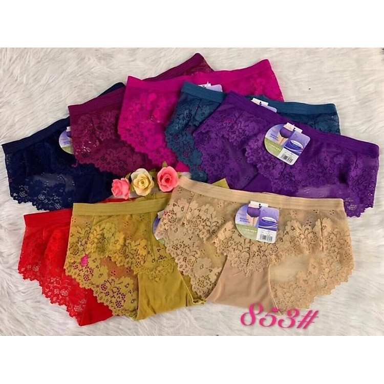 Combo 10 quần lót ren nữ thiết kế chuẩn form dáng giúp bạn luôn rạng rỡ tự tin