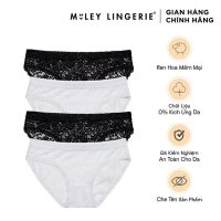 Combo 4 quần lót ren Miley Lingerie FLS03 màu trắng đen thiết kế ôm form cực chuẩn