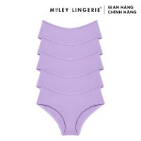 Combo 5 quần lót nữ cotton thiên nhiên Being Me Miley Lingerie màu tím bảo vệ sức khỏe phụ nữ Việt