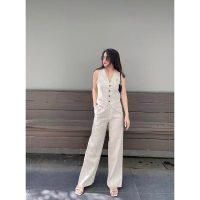 Combo áo gile nữ kèm quần suông Bv10 chất lượng cao form dáng chuẩn đẹp