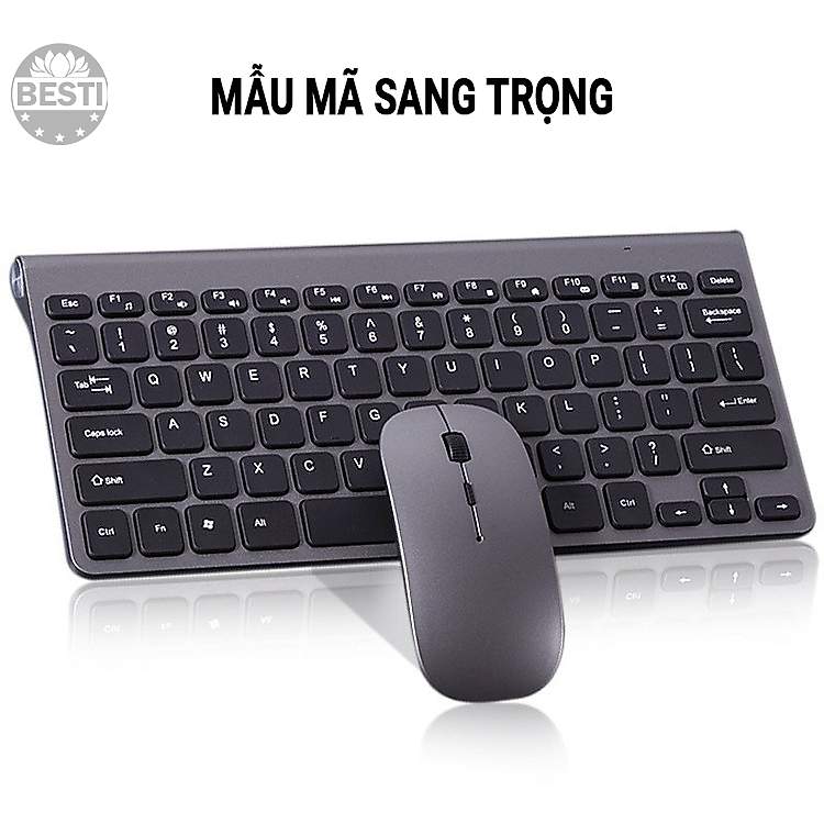 Combo Bàn Phím Chuột Không Dây Besti BTY01 Nhỏ Gọn Mang Lại Sự Tự Do Cho Không Gian