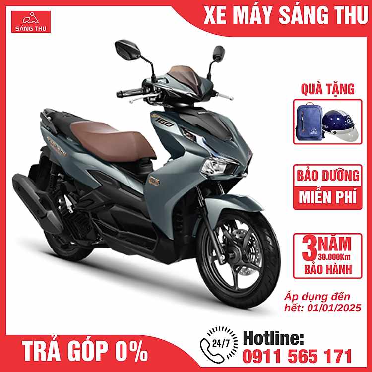 Cốp Xe Rộng Rãi Tiện Nghi Trên Honda Air Blade 160 Phiên Bản Đặc Biệt Cho Người Dùng