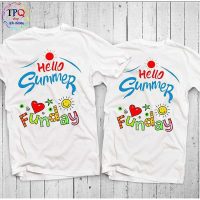 Cung cấp đồng phục đi biển cho team building doanh nghiệp và gia đình đa dạng kích cỡ