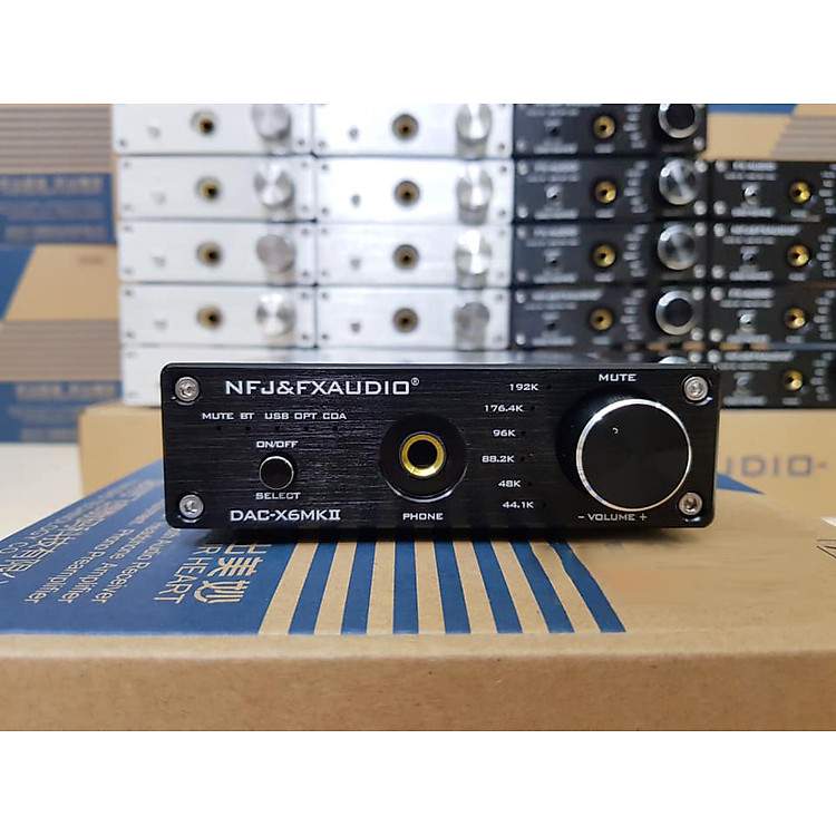 DAC X6 MKII Bluetooth 5.0 công nghệ giải mã âm thanh 24bit 192Khz tối ưu vượt trội