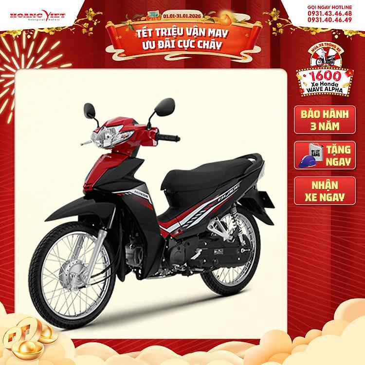 Đại lý phân phối xe máy Honda BLADE 2023 phiên bản Tiêu Chuẩn uy tín trên toàn quốc
