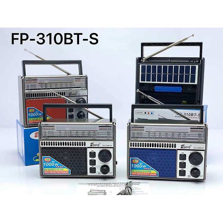 Đài Radio Pepe-310BTS Nhật Bản chính hãng sự kết hợp hoàn hảo giữa âm thanh và năng lượng