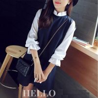 Đầm Nữ Haint Boutique Hb48 Dáng Suông Tay Dài Sự Kết Hợp Hoàn Hảo Giữa Cổ Điển Hiện Đại