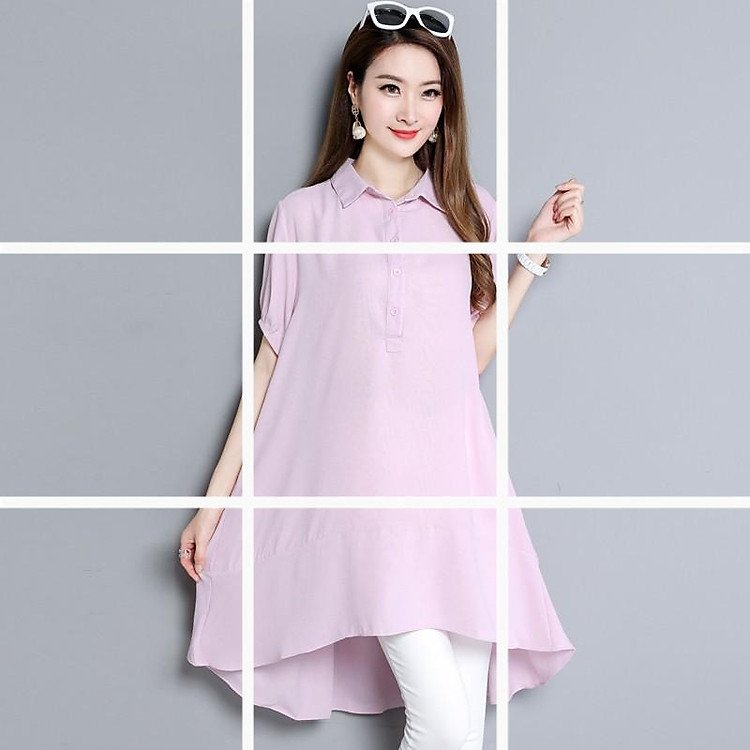 Đầm suông cổ bẻ DB39 phiên bản mới nhất nâng tầm phong cách chuyên nghiệp cho nàng công sở