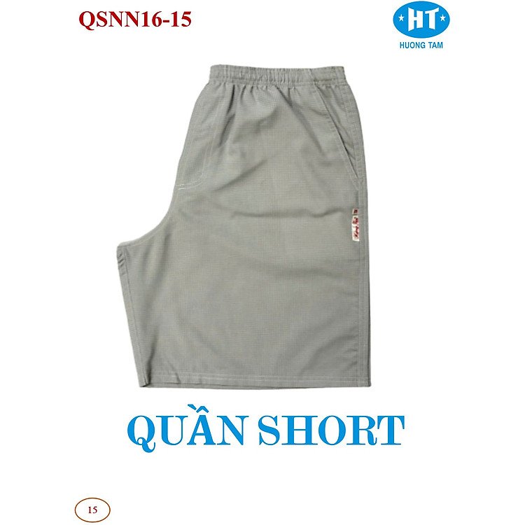 Đẳng cấp quần short nam cao cấp QSNN16 vải mềm mịn thoáng mát bền màu theo thời gian