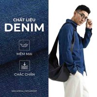 Đẳng cấp thời trang nam với áo sơ mi jeans Regular RT 10F24DSH007 chính hãng