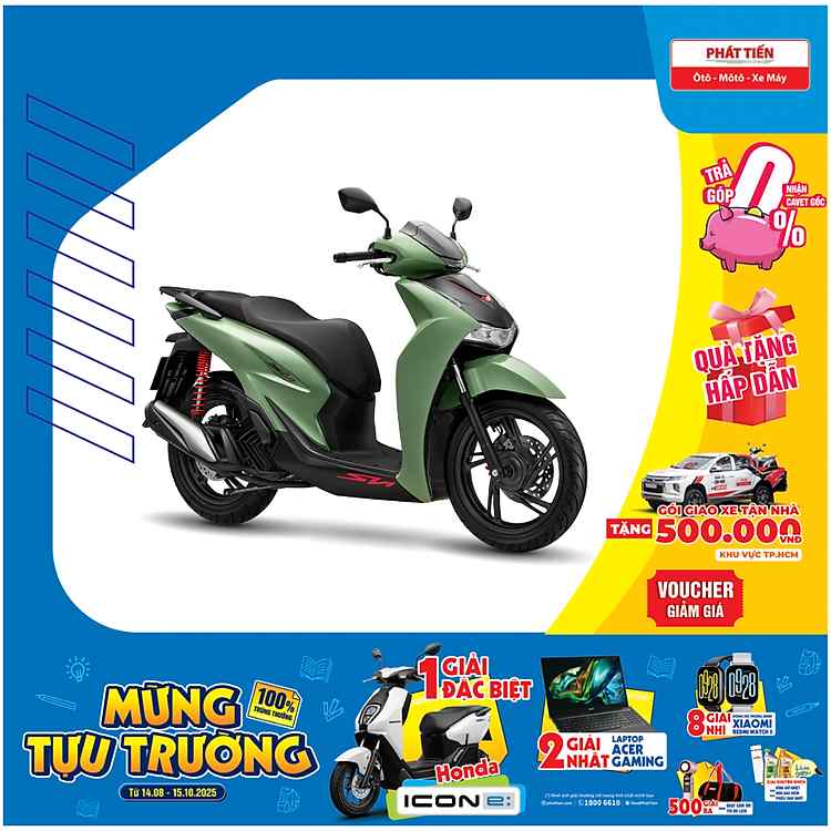 Đăng ký lái thử Honda SH125i Thể Thao 2026 phanh ABS để cảm nhận sự khác biệt vượt trội
