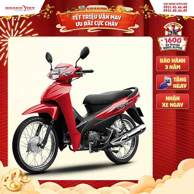 Đăng Ký Lái Thử Xe Honda Wave Alpha 2024 Phiên Bản Tiêu Chuẩn Tại Hệ Thống Head Gần Nhất