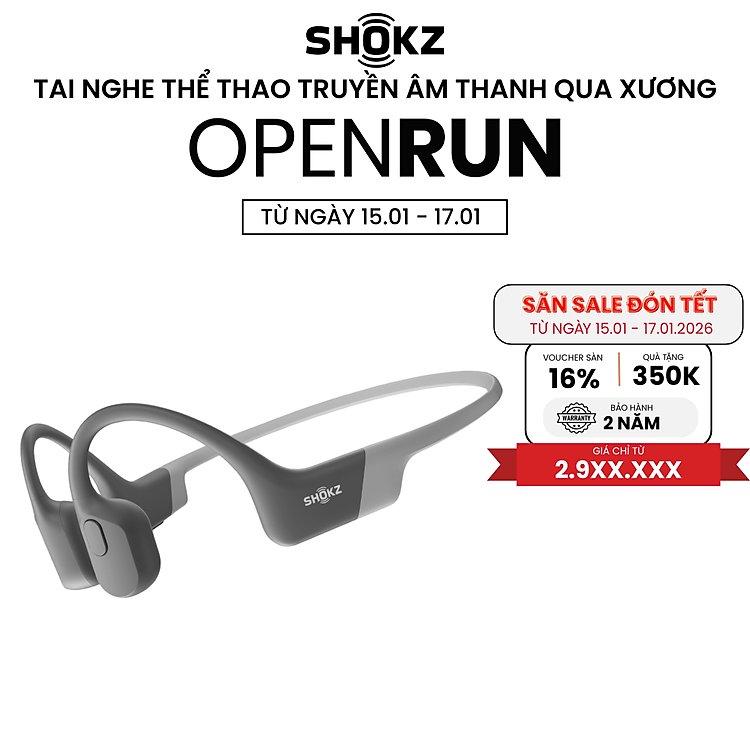 Đánh Bại Mọi Thách Thức Cùng Tai Nghe Truyền Âm Thanh Qua Xương SHOKZ OPEN RUN S803 Phiên Bản Cao Cấp
