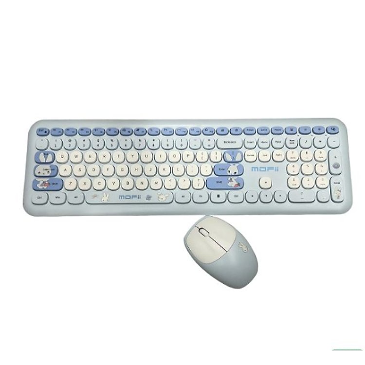 Đánh giá bộ bàn phím chuột không dây MOFII 666 Pro chính hãng thiết kế phím bấm tròn