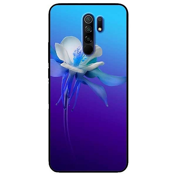 Đặt hàng ốp lưng Xiaomi Redmi 9 in hình Hoa Lan Xanh Trắng giao hàng nhanh toàn quốc