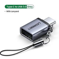 Đầu chuyển đổi Type C sang USB 3.0 Ugreen 50283 vỏ nhôm đen chính hãng tốc độ cao