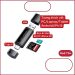 Đầu đọc thẻ nhớ đa năng nhỏ gọn hỗ trợ thẻ SD TF chuẩn giao tiếp Type C USB