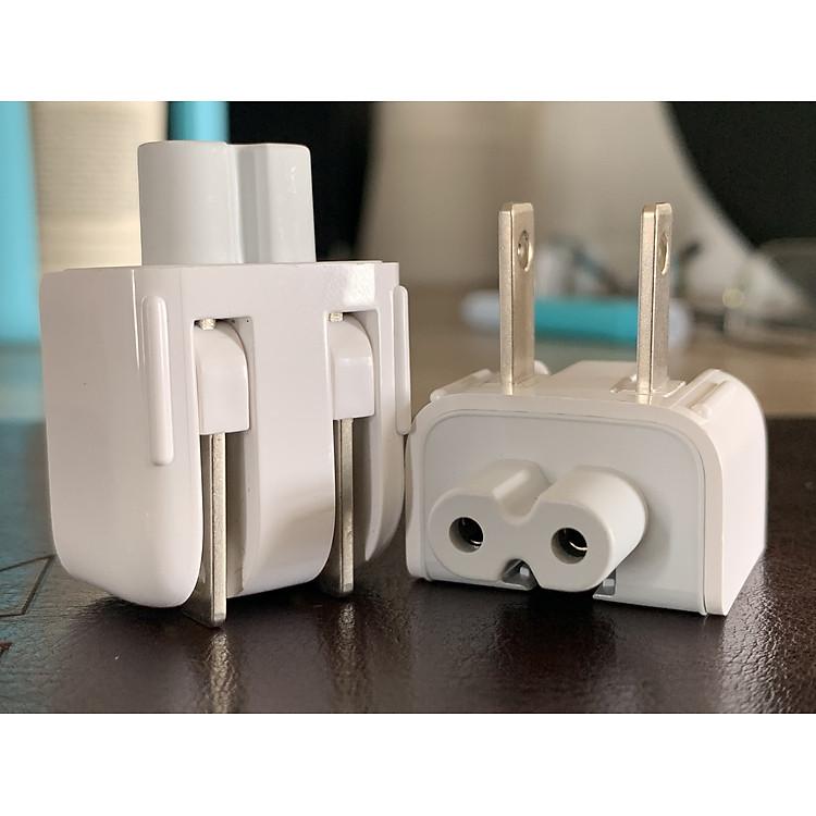Đầu nối sạc 2 chấu nhập khẩu Quatech cho củ sạc Macbook iPad iPhone bền đẹp an toàn
