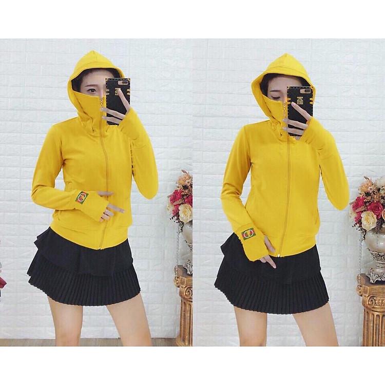 Đầu tư cho làn da với áo khoác chống nắng nữ Sitaki đỏ đô chuẩn cao cấp