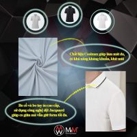 Đầu tư cho vẻ ngoài hoàn hảo với Áo thun Polo Nam Coolmax Premium chính hãng MRM Manlywear