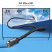 Dây Cáp HDMI 2.1 Choetech XHH01 8K 48Gbps Dài 2m Vỏ Bọc Dù Siêu Bền Chính Hãng