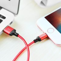 Dây cáp Hoco X14 vỏ dù dài 2M hỗ trợ sạc nhanh và truyền dữ liệu tốc độ cao cho iOS