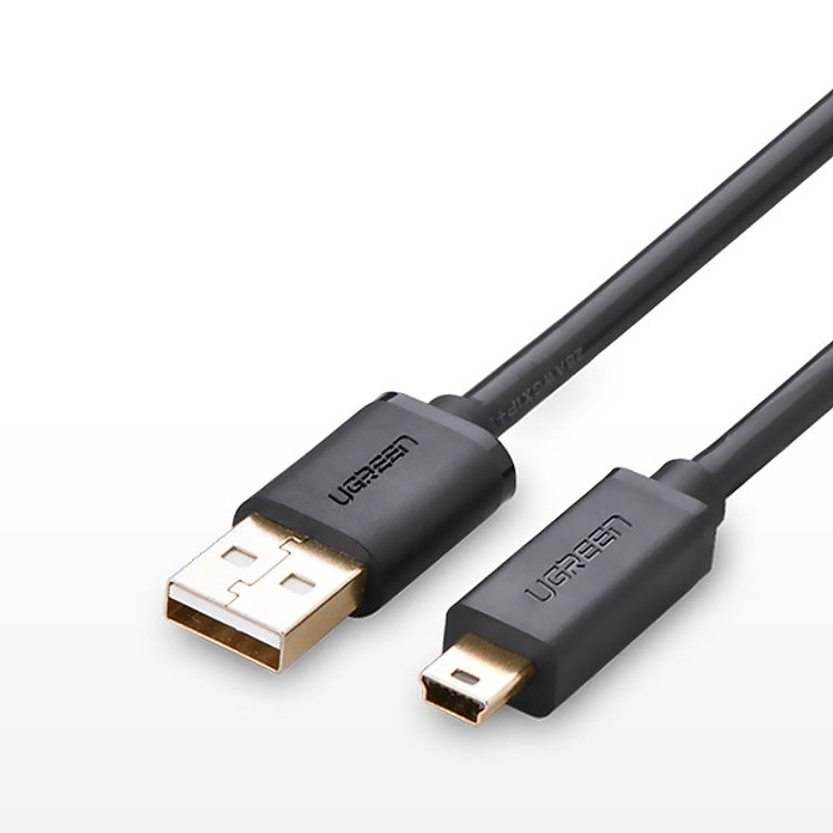 Dây cáp Mini USB Ugreen US132 chính hãng giải pháp tối ưu cho mọi kết nối kỹ thuật số