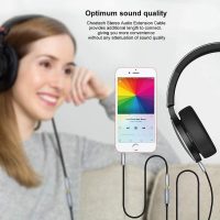 Dây Cáp Nối Dài 3.5mm Choetech AUX001-BK Dài 2M Phụ Kiện Âm Thanh Chuyên Nghiệp