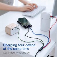 Dây cáp sạc 4 trong 1 Baseus chính hãng tích hợp sạc nhanh 3.5A độ dài 1.2 mét