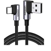 Dây cáp sạc nhanh Ugreen 70875 USB-C dài 3m đầu vuông góc chuyên dụng cho thiết bị di động