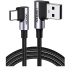 Dây cáp sạc nhanh Ugreen 70875 USB-C dài 3m đầu vuông góc chuyên dụng cho thiết bị di động