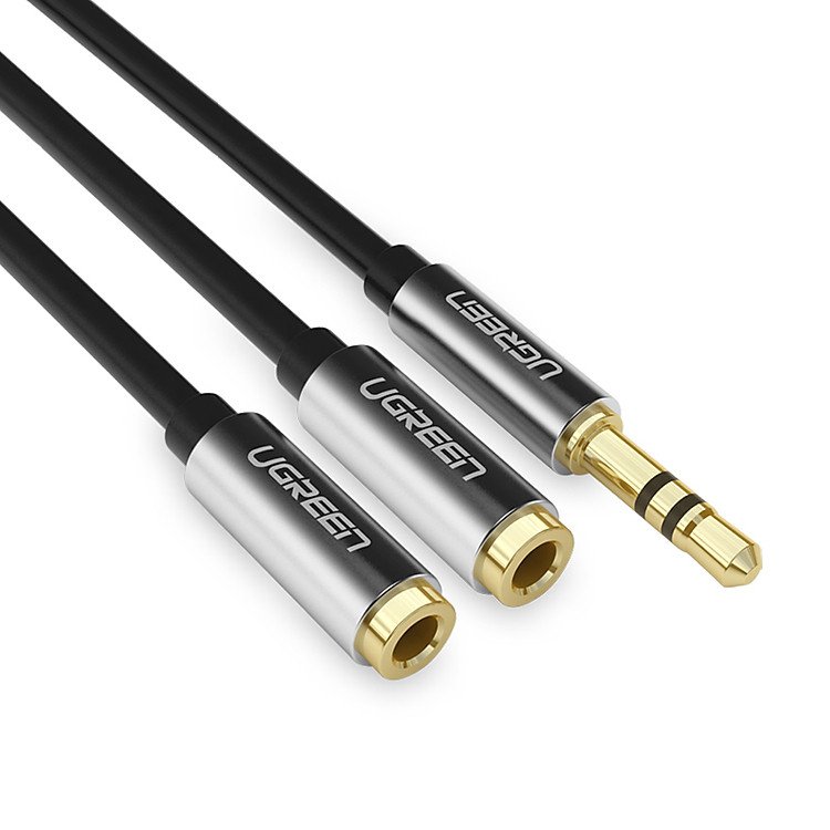 Dây chia Jack Audio 3.5mm UGREEN AV123 10532 giải pháp chia sẻ nhạc chất lượng cao nhất